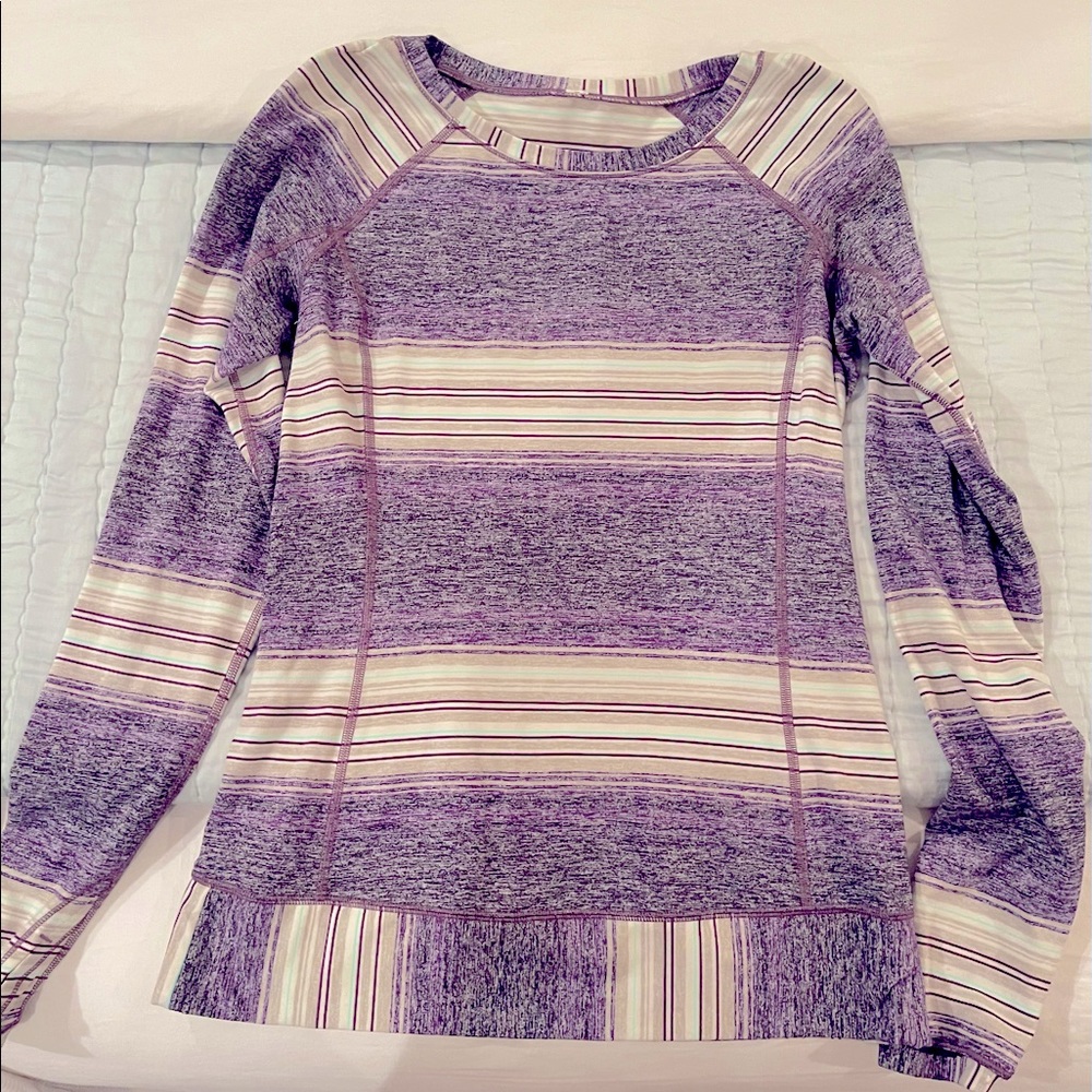 Lululemon It’s Rulu Run Long Sleeve top women’s size 8